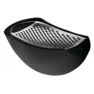 Manual grater spiralizer Alessi AARU01 B Black Horizontal 153 mm depth 67 mm height