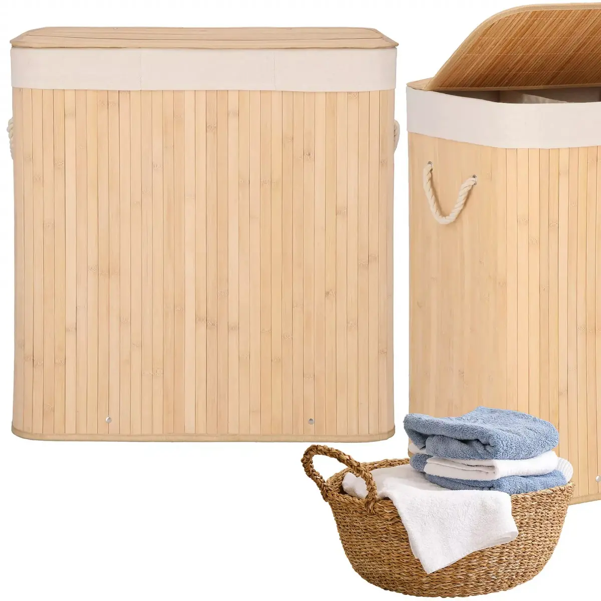 Корзина для белья Springos HA0154 150 л Photo 5