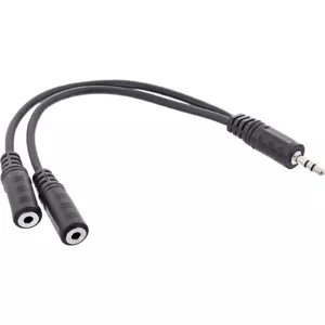 Y-Cable 3.5mm Jack Male to 2x 3.5mm Jack Female InLine 99300
