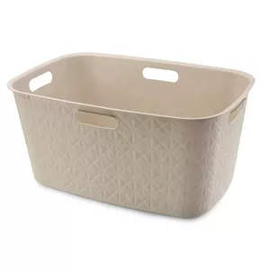 Veļas grozs Curver Softex 45 l 57×37×27 cm, chalk white