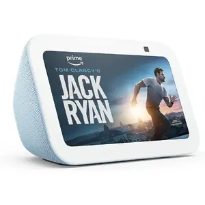 Smart display Amazon Echo Show 5 (3 gen.) — 14 cm (5.5 in) screen, MediaTek MT8169B, 4.4 cm speaker, Blue, Dual‑band Wi‑Fi, DC power (21 W)