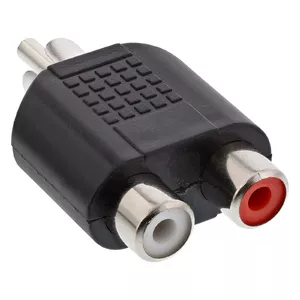 InLine Audio Adapter RCA male / 2x RCA female