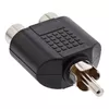 InLine Audio Adapter RCA male / 2x RCA female 99310 Photo 2