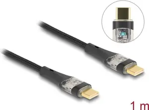 Кабель DeLOCK USB 2.0 для передачи данных и быстрой зарядки 1м 100W Type-C