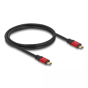 USB кабель DeLOCK 80090 Type-C male to male 5 Гбит/с 1 м PD 3.0 100 Вт E-Marker