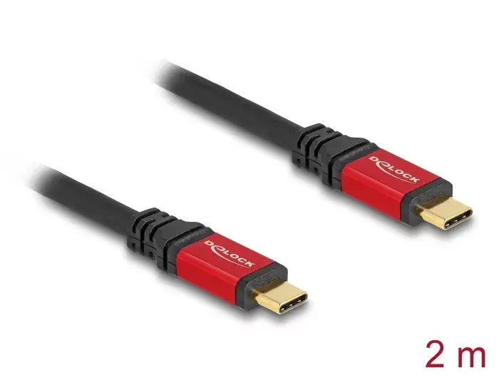DeLOCK USB 2.0 kabelis USB Type-C male to male PD 3.0 Photo 2