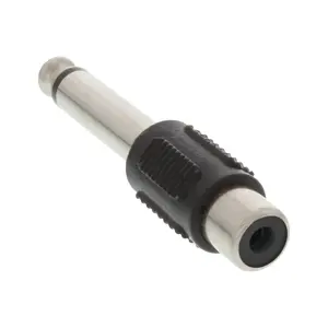 InLine Audio Adapter 6.3mm male to RCA mono female black silver