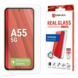 Ekrāna aizsargstikls + Lieta Displex Samsung Galaxy A55 5G Izturīgs pret skrāpējumiem