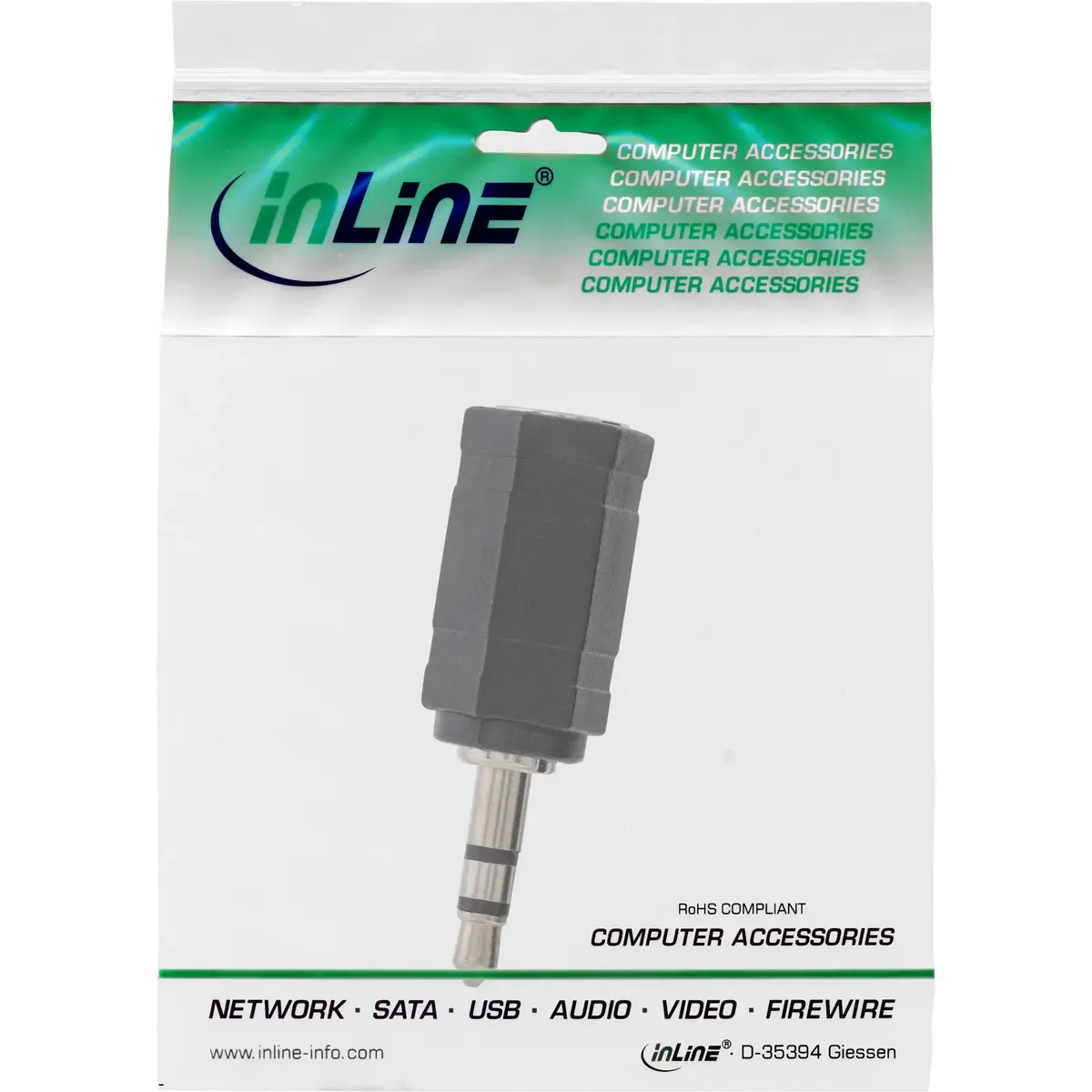 InLine Audio Adapteris 2.5mm / 3.5mm Photo 3