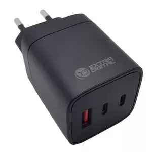 Зарядное устройство extra digital GaN 65W с 2x USB Type-C и 1x USB Type-A, модель SC230310