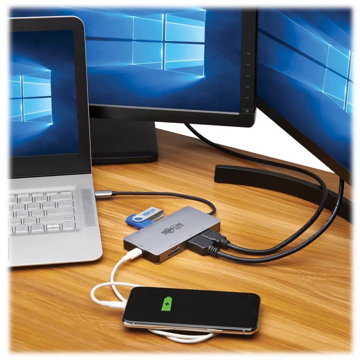 USB-C Док Tripp Lite U442-DOCK8G-GG Photo 2