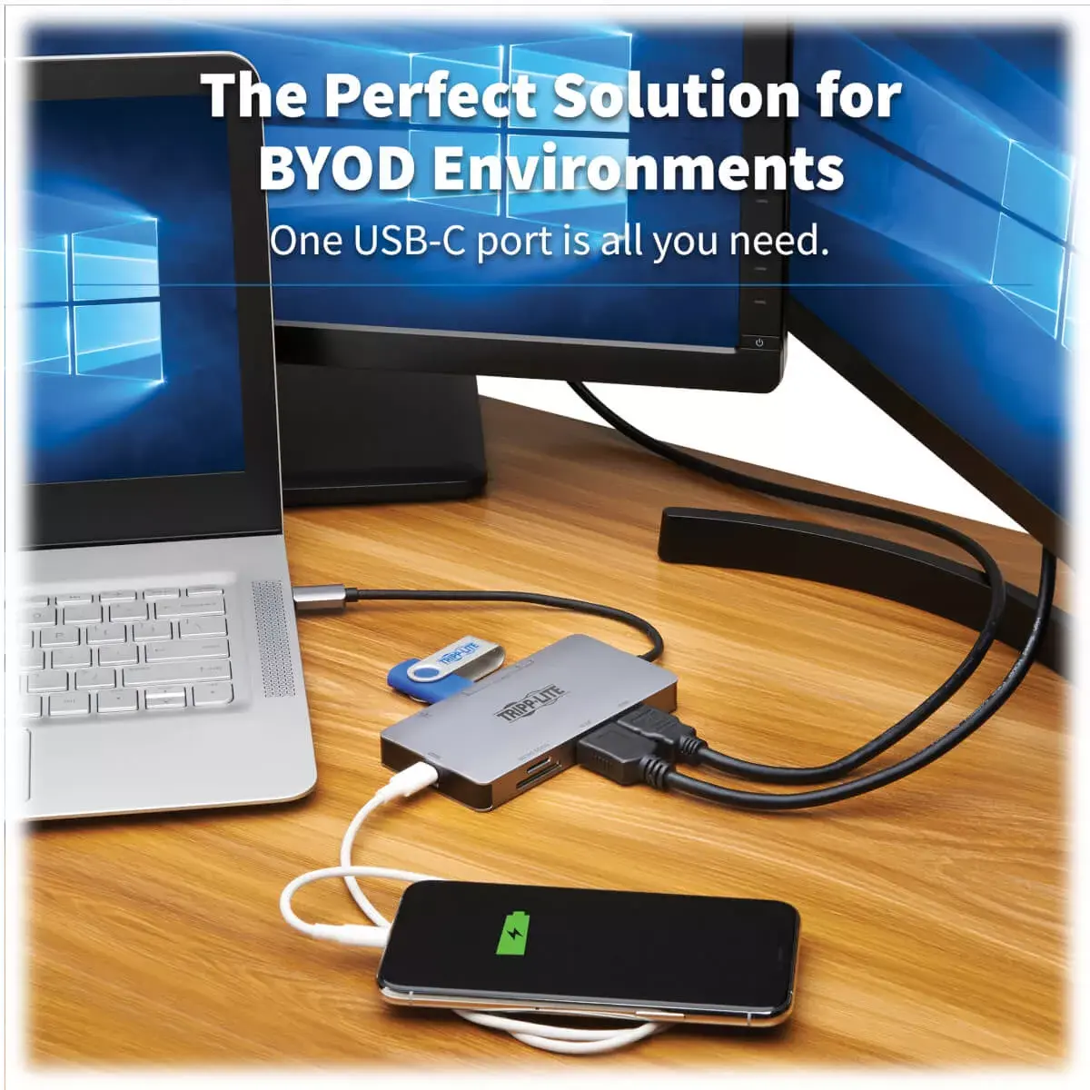 USB-C Док Tripp Lite U442-DOCK8G-GG Photo 6