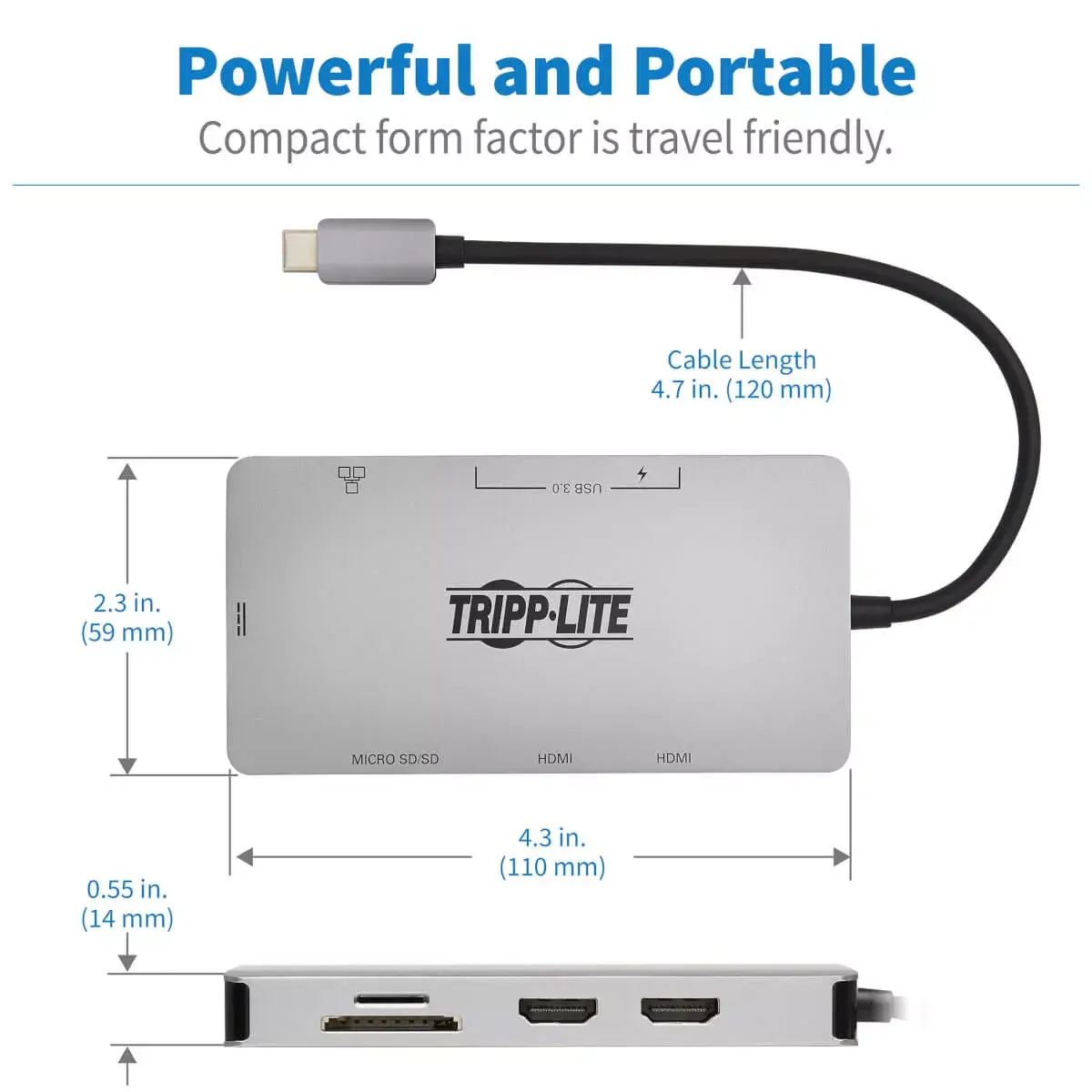 USB-C Док Tripp Lite U442-DOCK8G-GG Photo 10