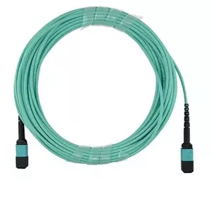 Оптоволоконный кабель BlueOptics CBL-NTWK-0892-OPF30L-BO MPO OM3 3 м Cyan