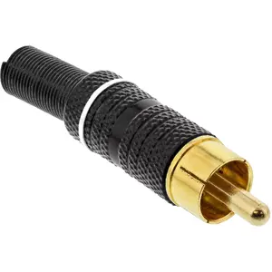 InLine RCA Male Connector for Soldering 99110P