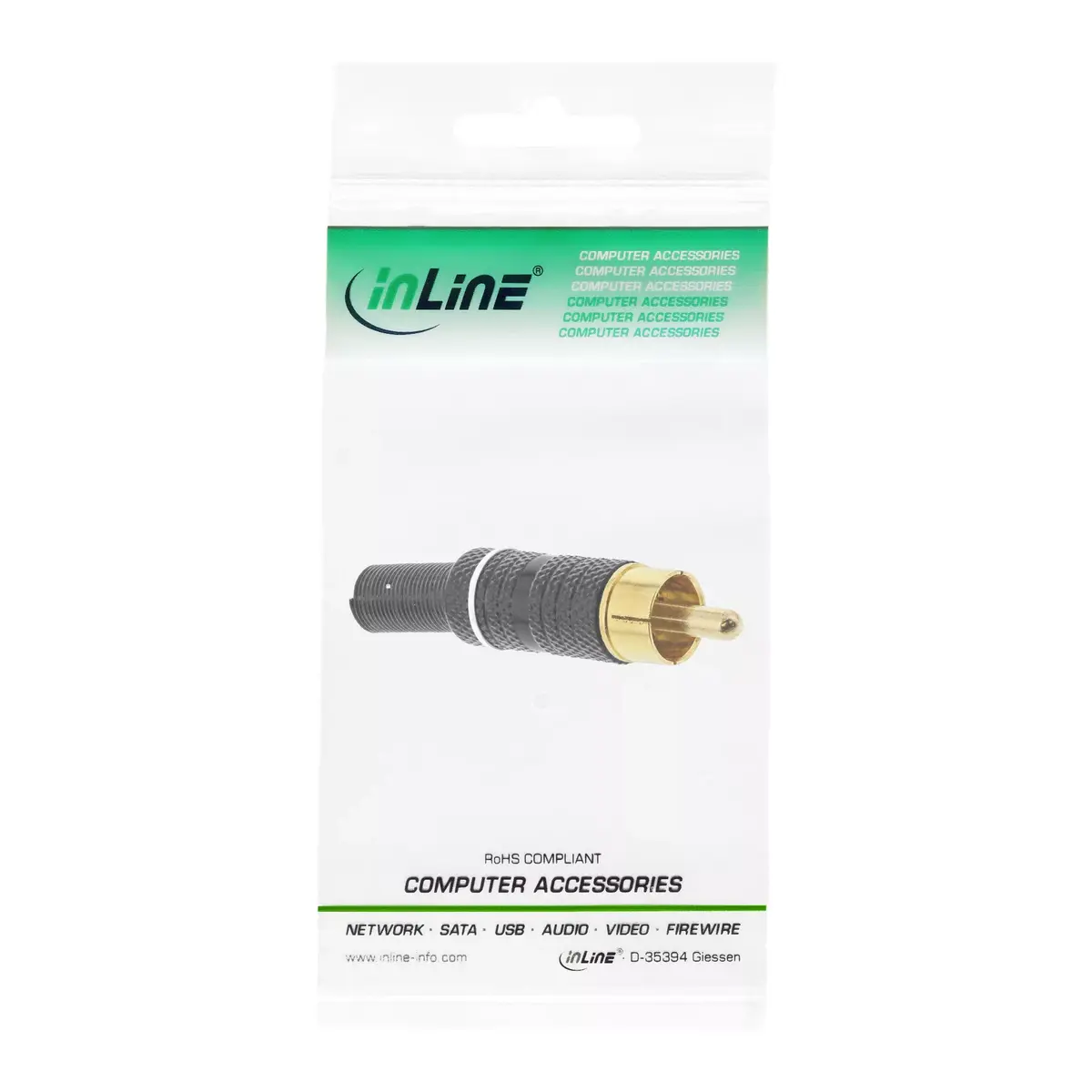 InLine RCA Male Connector 99110P Photo 3