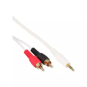 Audio cable 2x RCA male / 3.5mm Stereo male InLine 89934W