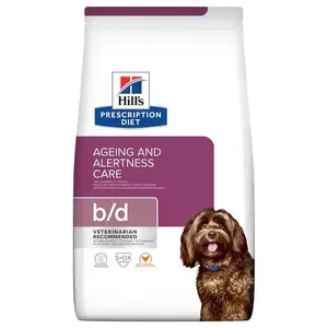 Сухой корм для собак Hill's Prescription Diet b/d Brain Aging Care Chicken — 12 кг, для взрослых, белок 17,3%, жир 13,8%