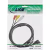 InLine Audio/Video Cable 3.5mm 4 Pin male / 3x RCA Photo 2