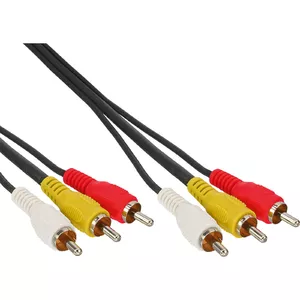 AV Cable InLine 3x RCA male / male 3m