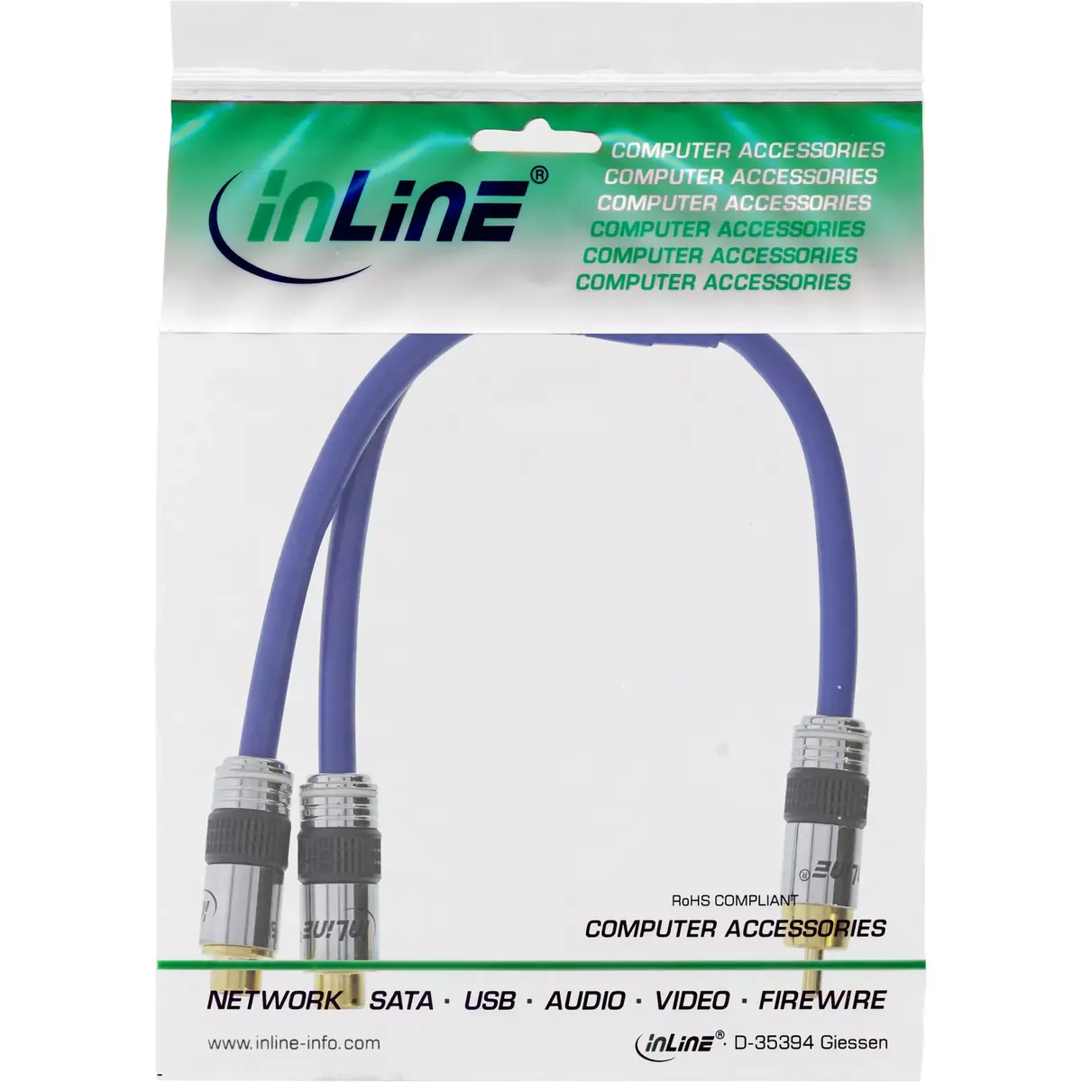 RCA Y-Cable Premium InLine 89924P Photo 2