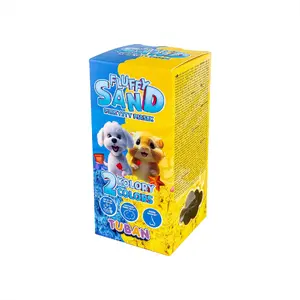 Набор для творчества TUBAN Tuban SET FLUFFY SAND – синий и жёлтый, 2 × 70 г, 3+ лет