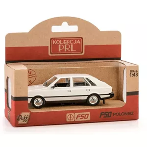 Механическая игрушечная машина Daffi FSO Polonez белая — модель K-579