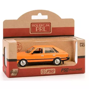 Механическая игрушечная машина Daffi Vehicle PRL FSO Polonez Orange K-582, заводная ретро-модель