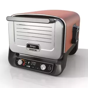 Grill Ninja OO101EU Electric + Charcoal Black Red Silver 2400 W
