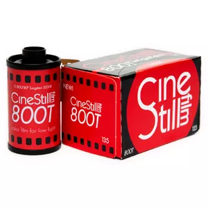 35mm Color Negative Film Cinestill 800T/36 — 800 ISO, 36 exposures, Tungsten-balanced