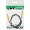 InLine video kabelis 1x RCA M/M 89937D Photo 2