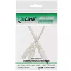InLine Stereo Y cable 3.5mm M to 2 x 3.5mm F Photo 2
