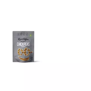 Snack Roundooze Double Roasted Peas 150 g — crunchy roasted pea snack