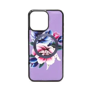 Чехол‑кошелек Evelatus для iPhone 15 Pro Max — фиолетовый, тонкий дизайн