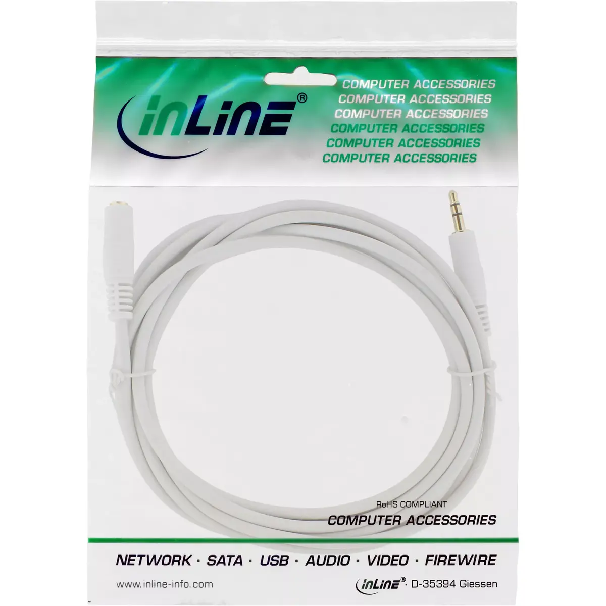 Audio Cable InLine 3.5mm M/F Photo 2