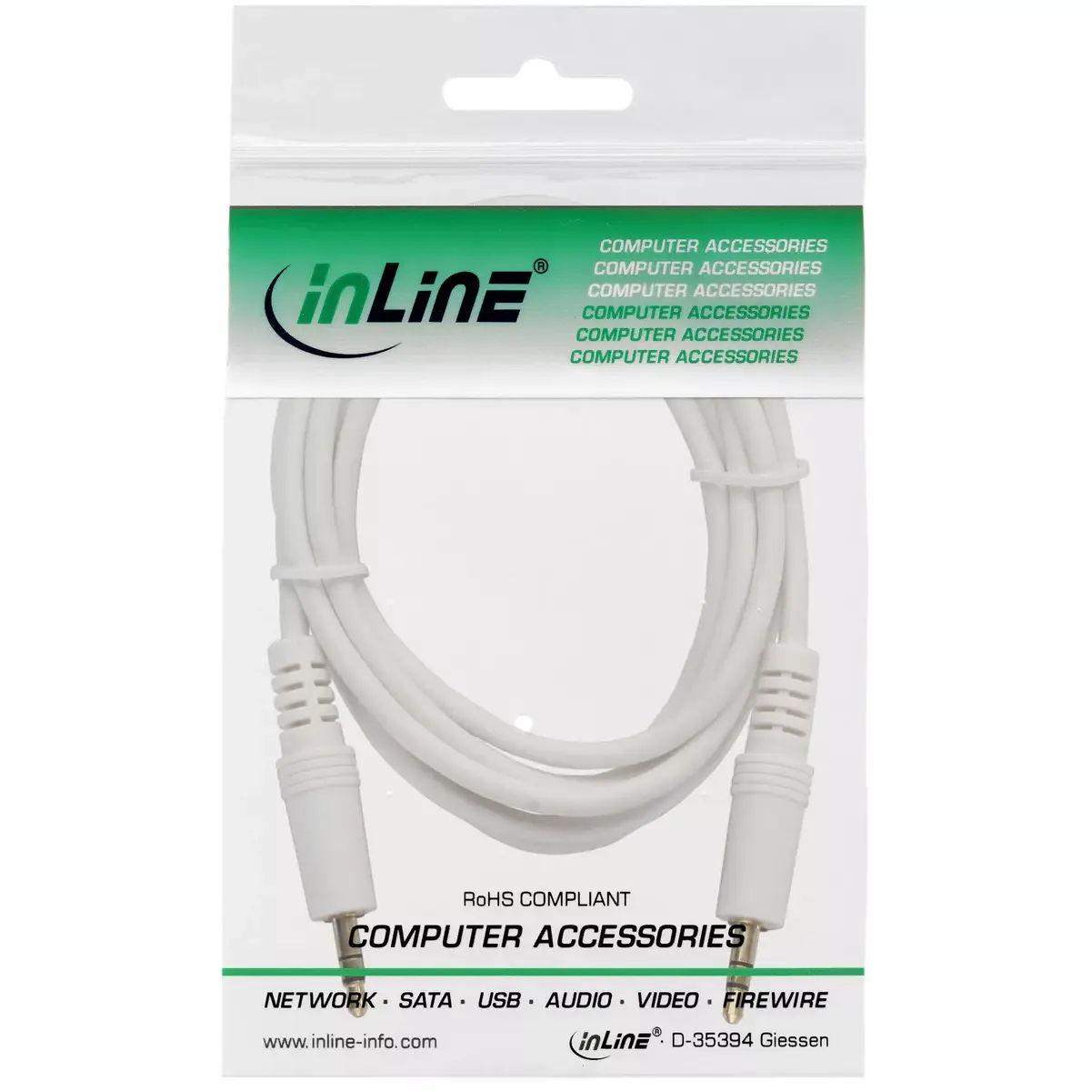 InLine Audio Cable 3.5mm Stereo male / male Photo 2