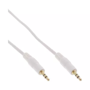 InLine Audio Cable 3.5mm Stereo male/male white/gold 5m