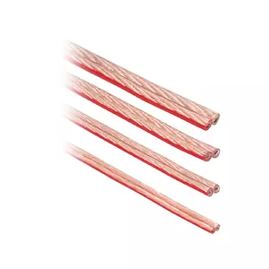 InLine Speaker Cable 2x 0.75mm² CCA transparent 50m