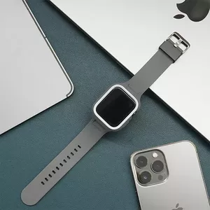 Araree korpuss ar Duple Pro siksniņu Apple Watch 44/45 mm, balts/balts AR70-01866B