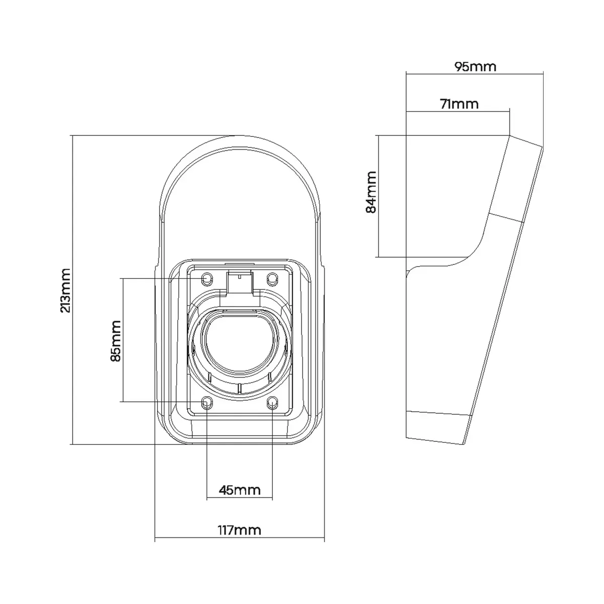 InLine Universal EV charging cable holder 59989A Photo 7