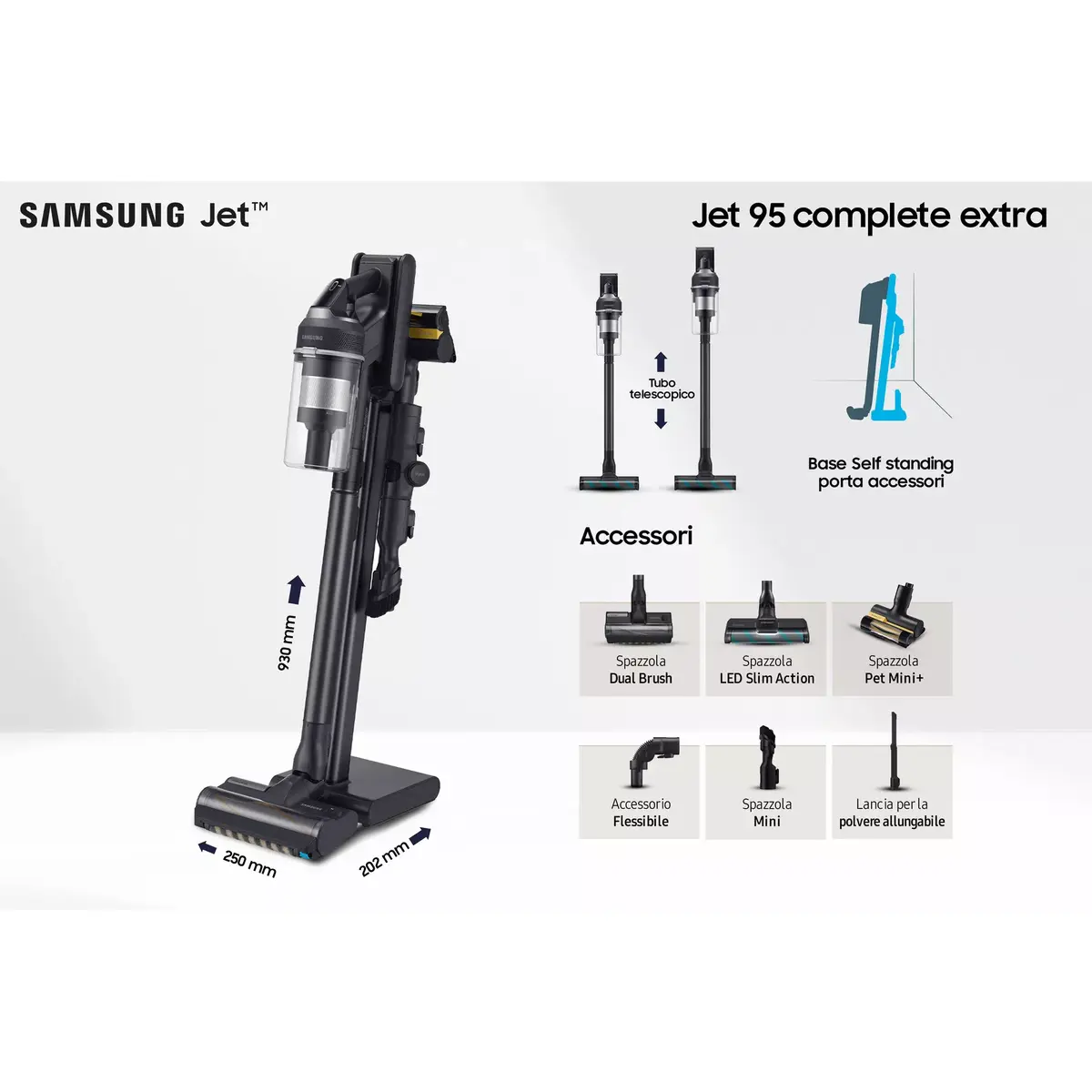 Samsung VS20C9554TK stieņa putekļsūcējs Photo 4
