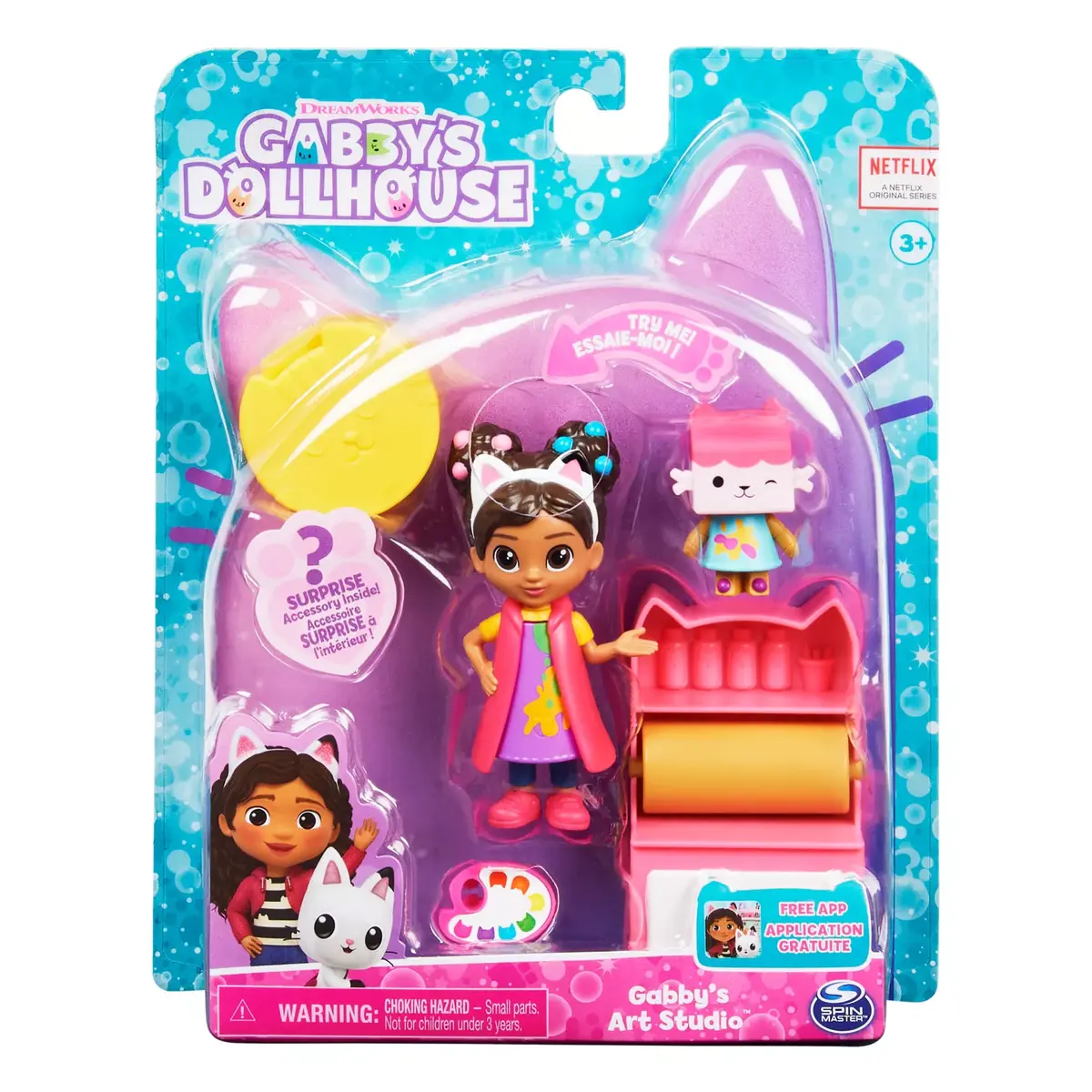 Spinmaster Gabby's Dollhouse Art Studio Set Photo 8