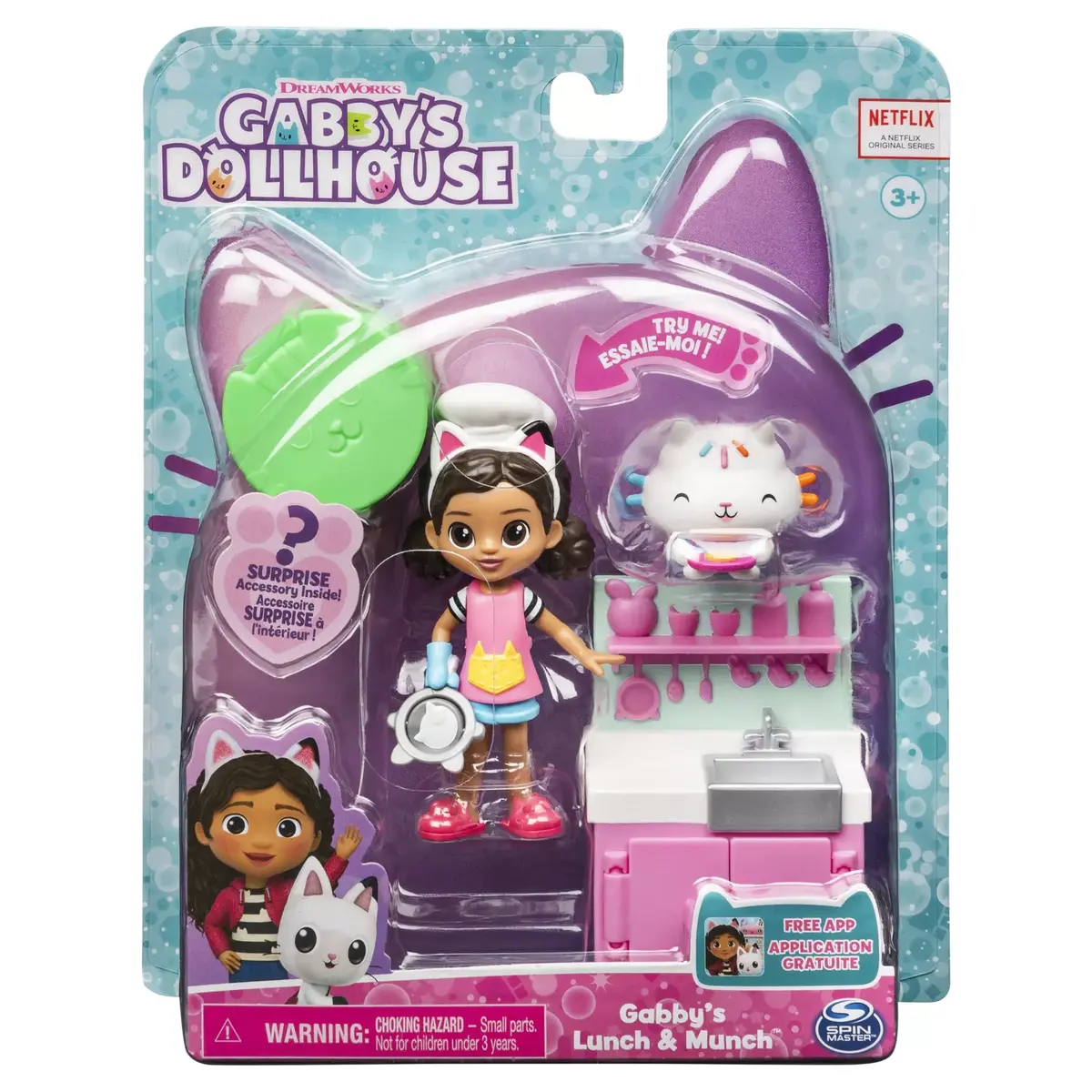 Spinmaster Gabby's Dollhouse Lunch and Munch кухня Photo 8