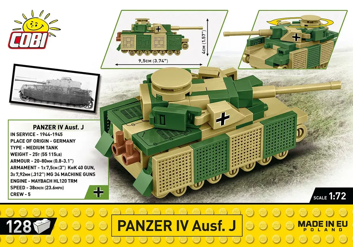 Cobi Blocks Panzer IV Ausf. J komplekts Photo 2