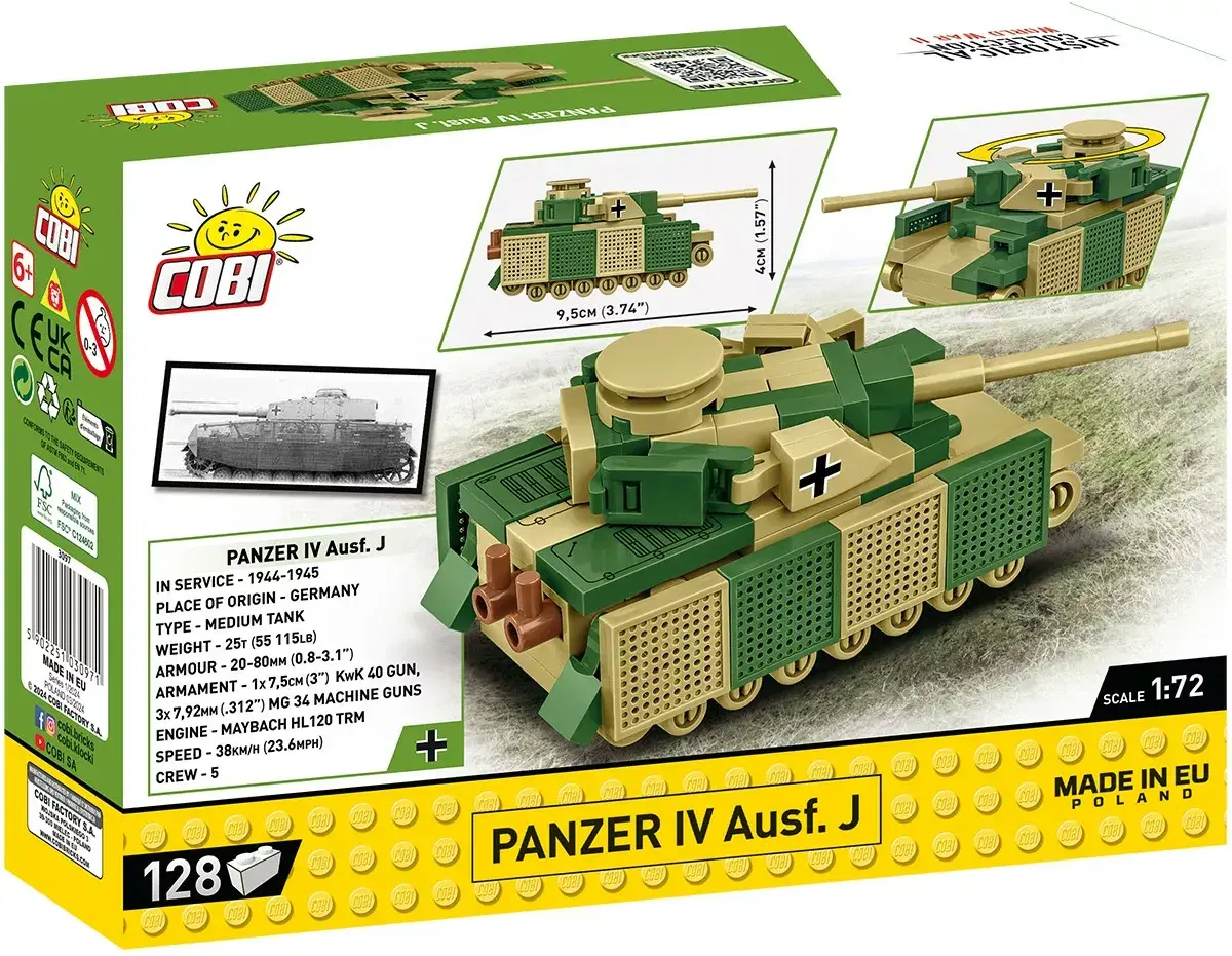 Cobi Blocks Panzer IV Ausf. J komplekts Photo 3