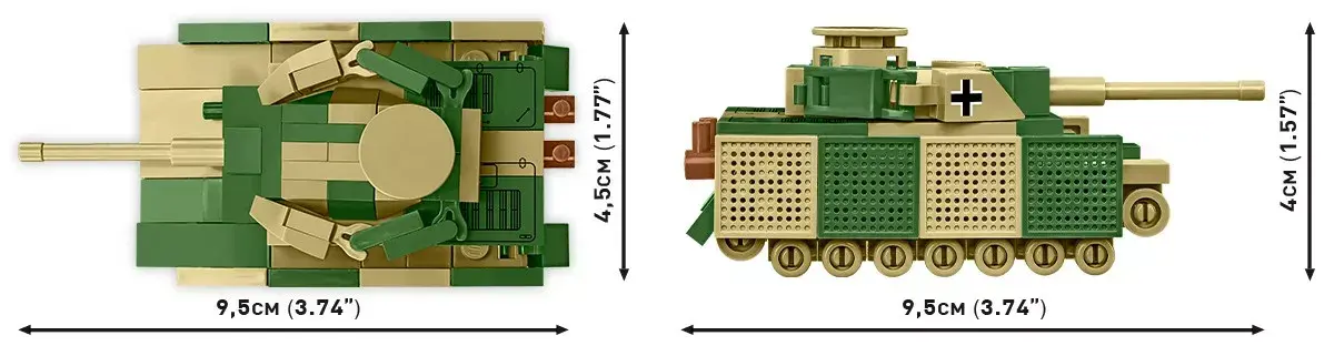Cobi Blocks Panzer IV Ausf. J komplekts Photo 5