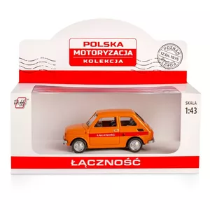 Механическая игрушечная машина Daffi K-599 Fiat 126p — реплика модели, масштаб не указан