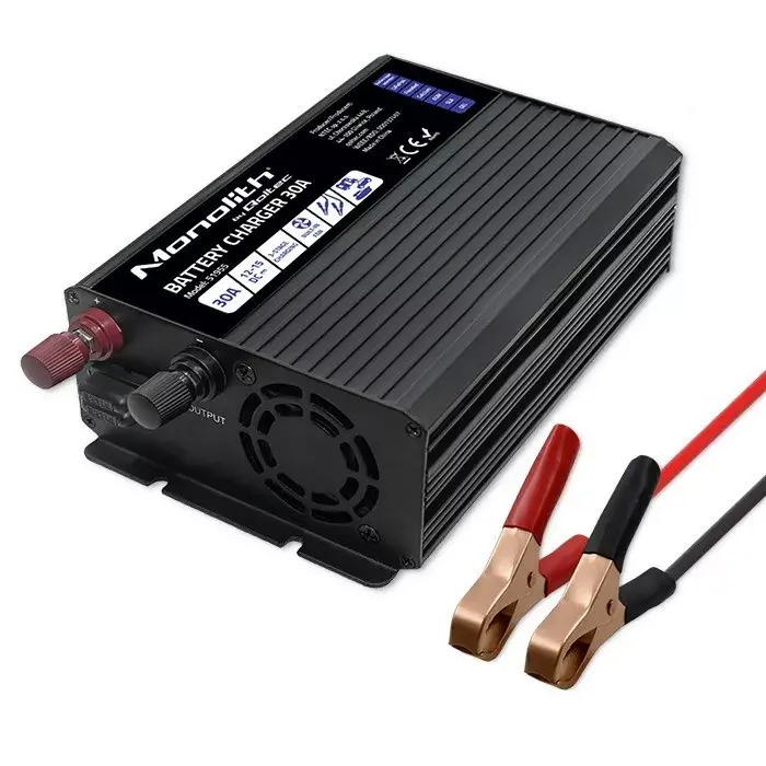 Akumulatora lādētājs QOLTEC 51955 — 30A 12V Photo 7