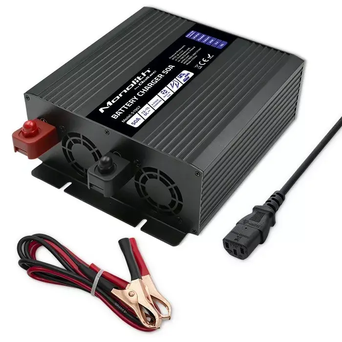 Lādētājs QOLTEC 51957 50A 12V Photo 2