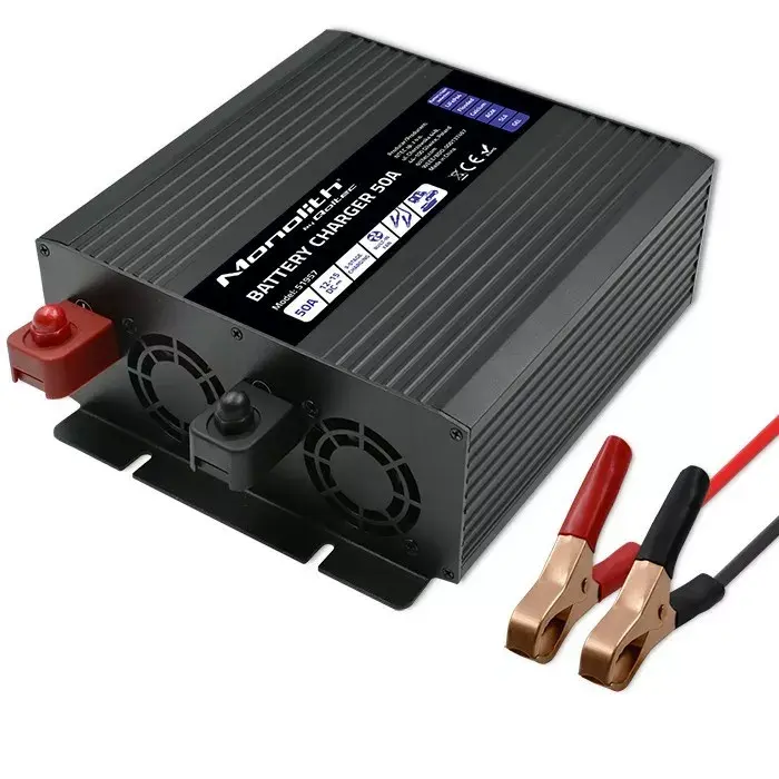 Lādētājs QOLTEC 51957 50A 12V Photo 8
